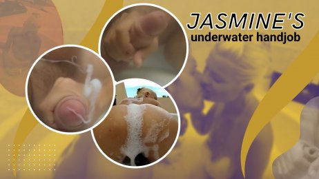 Jasmine’s underwater handjob 