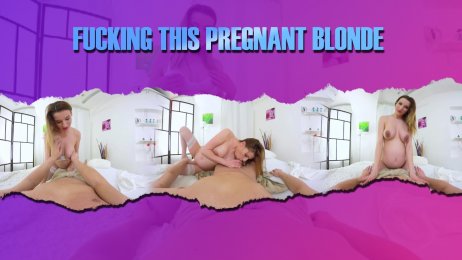 Fucking Pregnant Blonde in VR with Victoria Daniels