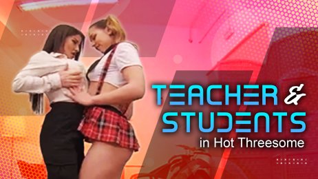 Teacher and student threesome