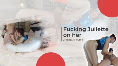 Fucking Juliette on her workout outfit